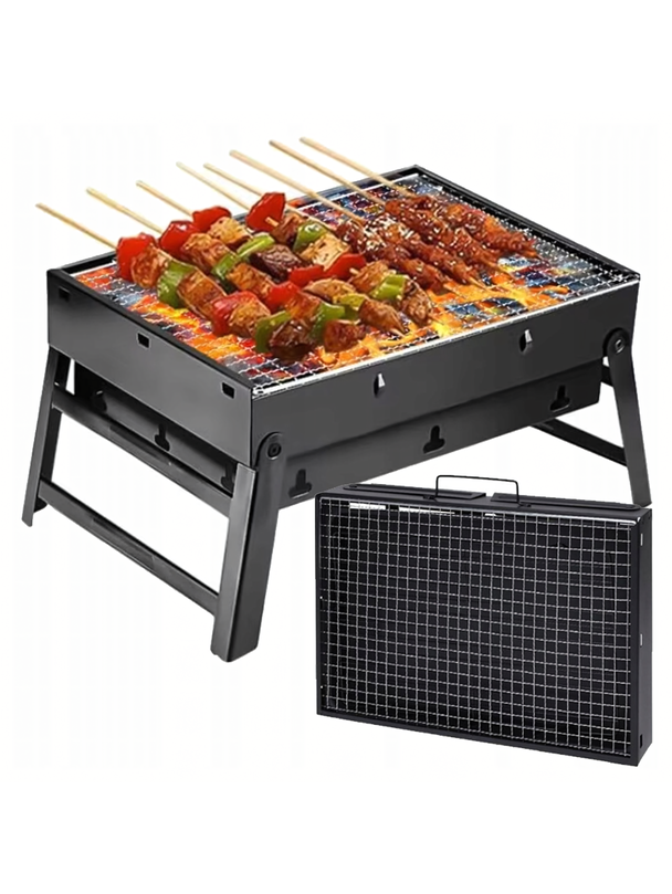 Grill ogrodowy turystyczny składany RC-K-933 czarny