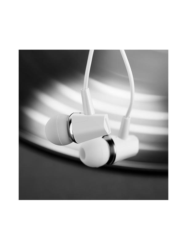 Słuchawki przewodowe douszne Jack 3,5 mm Hoco M34 białe