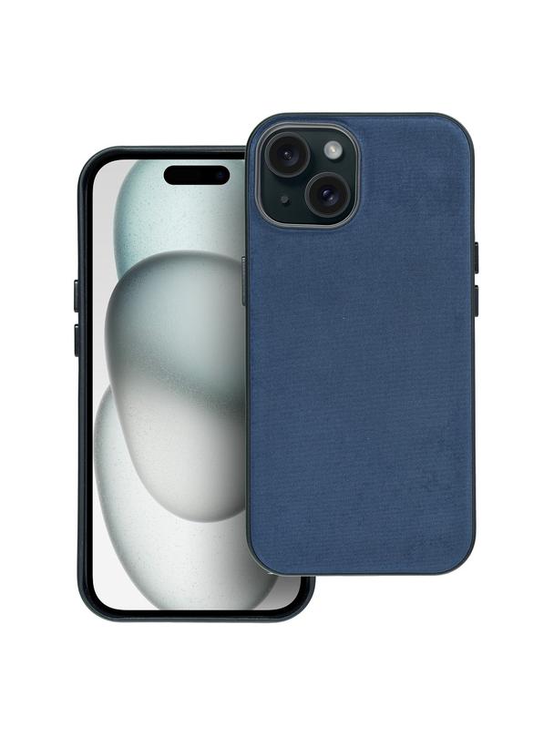Futerał WOVEN MAG COVER kompatybilny z MagSafe do IPHONE 15 niebieski