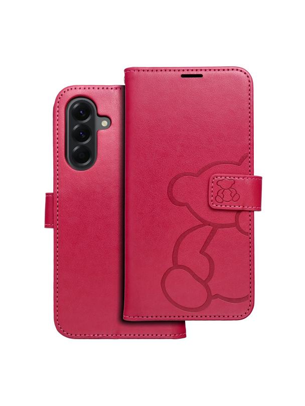 Kabura MEZZO Book do SAMSUNG A56 5G teddy bear magenta