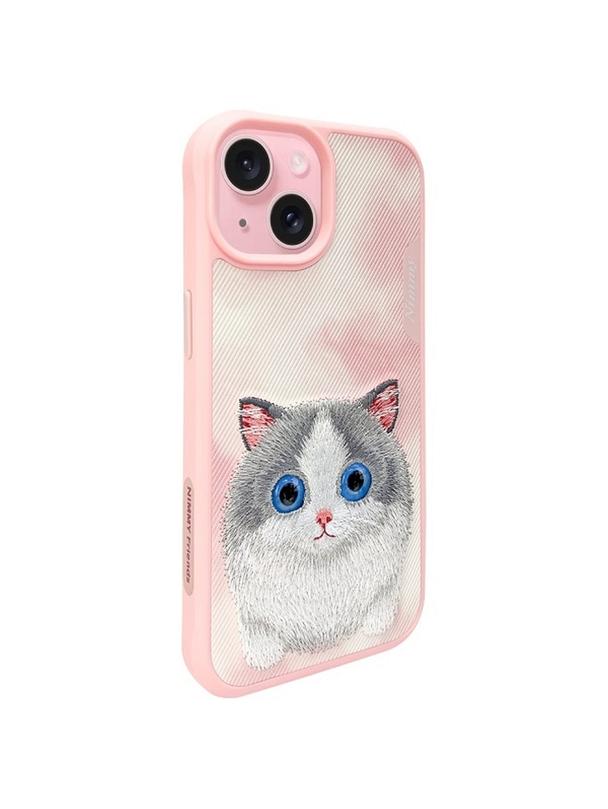 NIMMY futerał BIG EYED PET 2.0 Cat do IPHONE 15 różowy