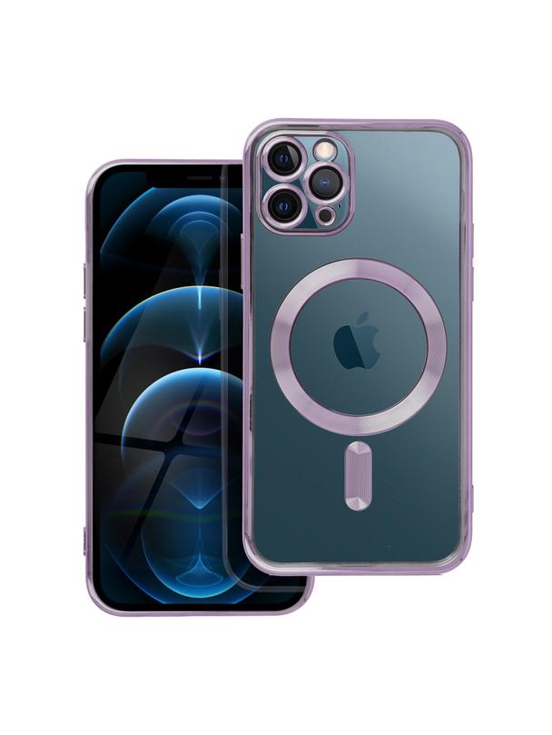 Futerał ELECTRO MAG COVER kompatybilny z MagSafe do IPHONE 11 Pro fioletowy