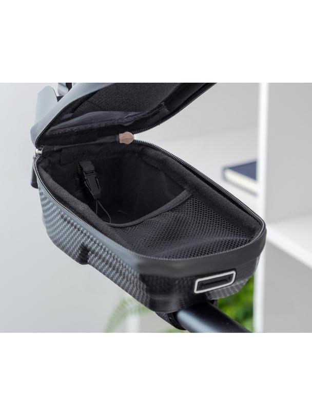 Torba rowerowa na ramę z zamkiem wodoodporna FSBFB-451 czarna