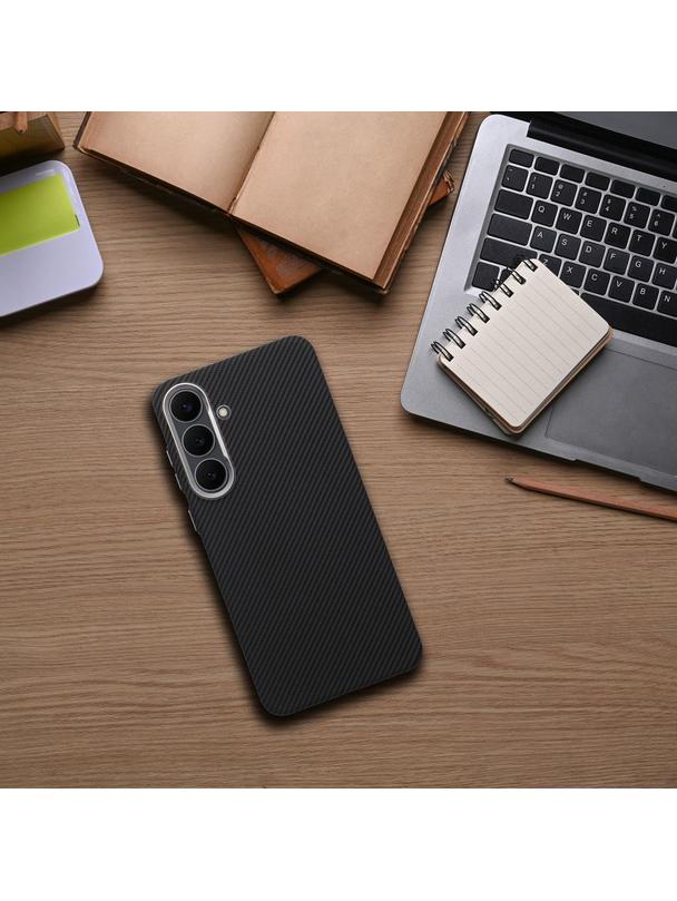 Futerał do Samsung A17 Kevlar zgodny z MagSafe czarny