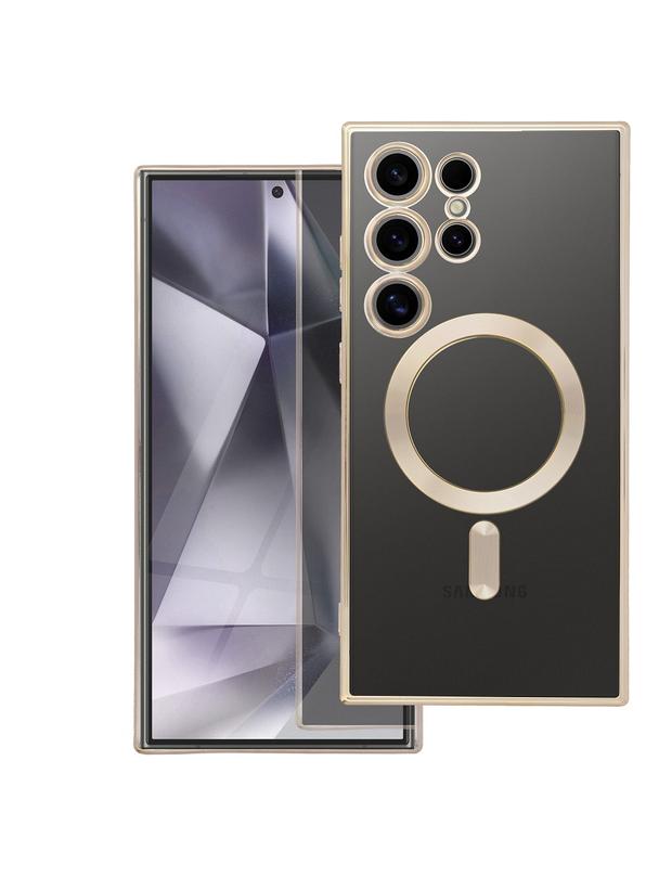 Futerał ELECTRO MAG COVER kompatybilny z MagSafe do SAMSUNG A37 złoty