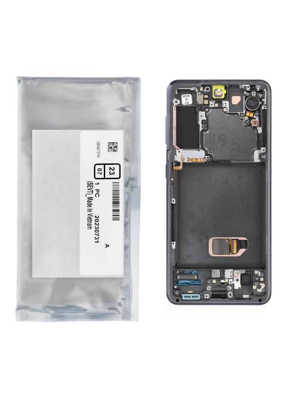 ServicePack Wyświetlacz LCD SAMSUNG S21 5G G991B GH82-27257A Gray