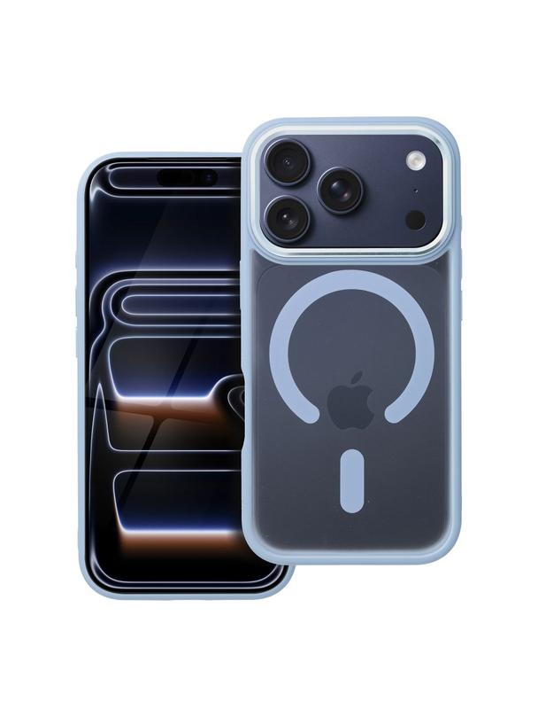 Futerał MATTE MAG COVER kompatybilny z MagSafe do IPHONE 17 Pro niebieski
