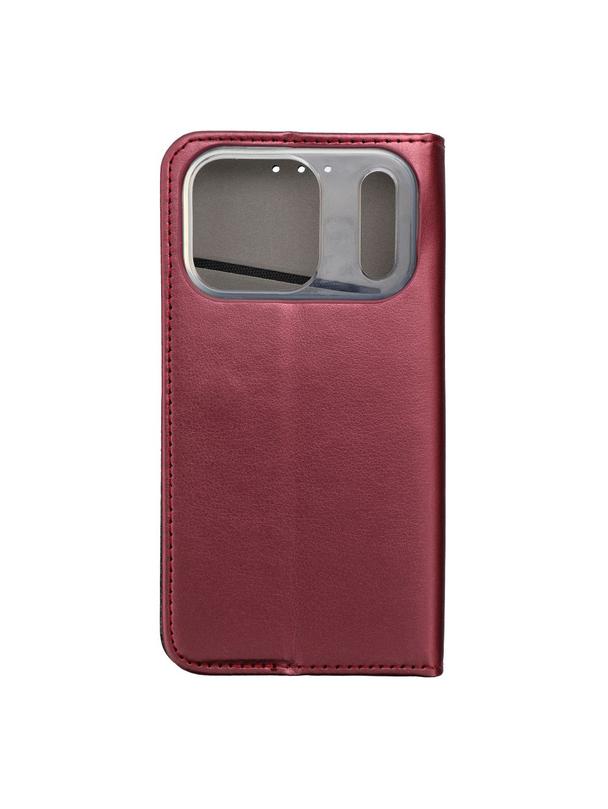 Kabura SMART MAGNETO do IPHONE 17 Pro burgundowy
