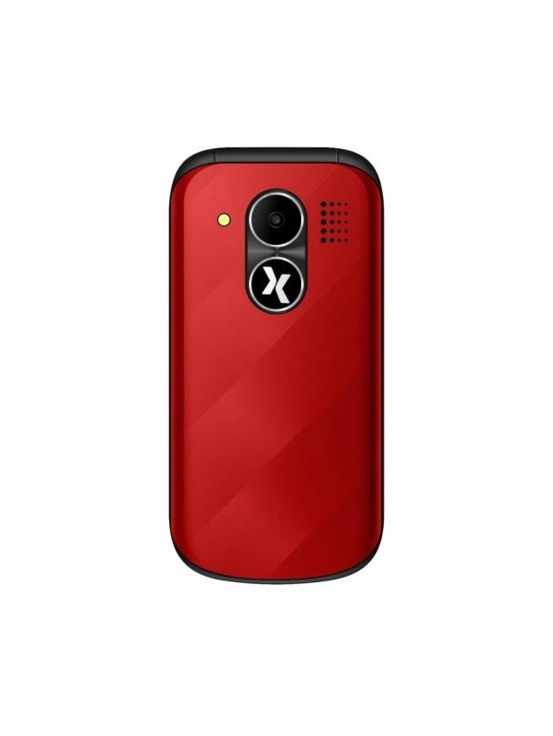 MAXCOM telefon dla seniora z klapką MM815 czerwony