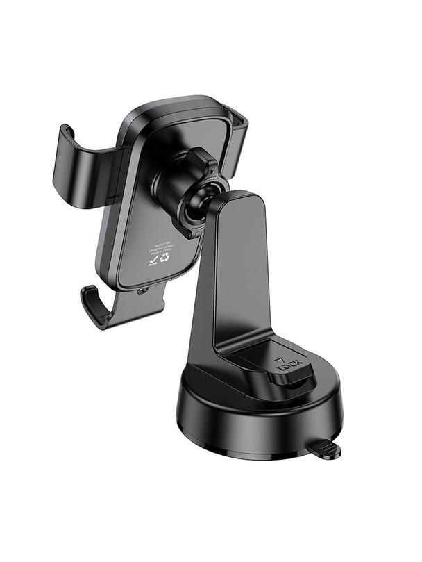 Uchwyt na telefon do samochodu grawitacyjny Hoco do deski H81 czarno szary