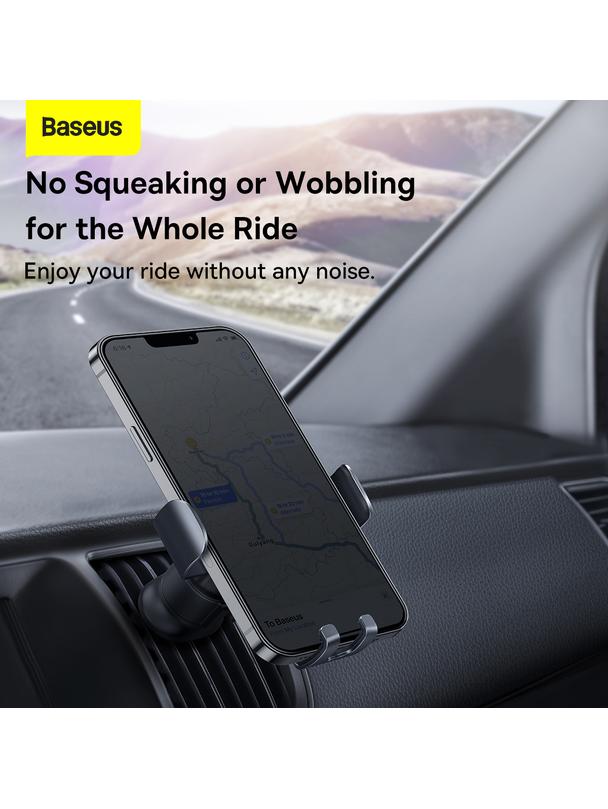 BASEUS uchwyt samochodowy grawitacyjny do kratki SUJS000013 ciemno szary