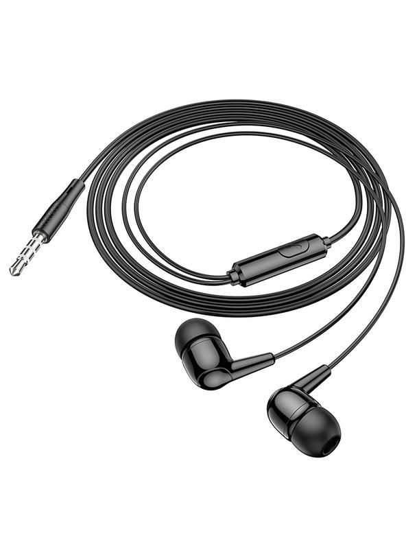 Słuchawki przewodowe douszne Jack 3,5 mm Hoco M97 czarne