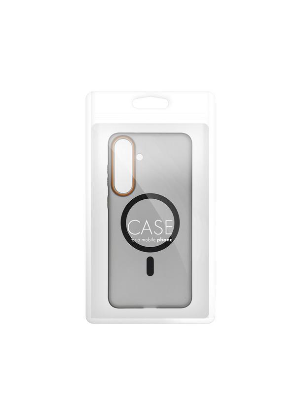 Futerał GO ORANGE kompatybilny z MagSafe do SAMSUNG S26 Edge czarny