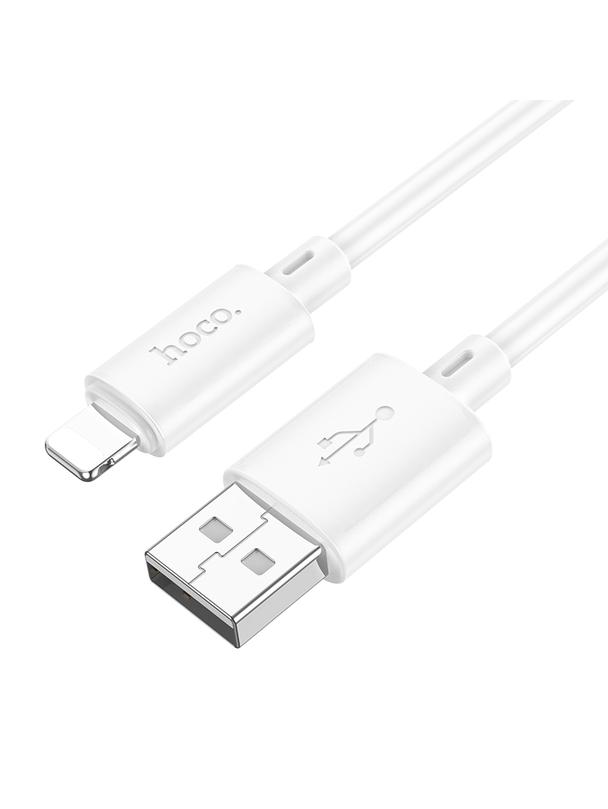 Kabel USB A do Lightning Hoco 2,4A 1 m X88 biały