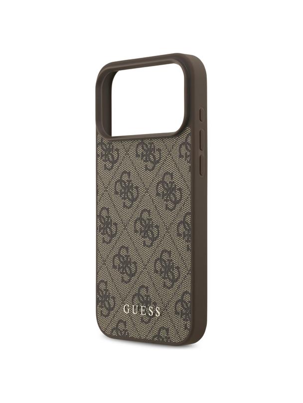 GUESS futerał do IPHONE 17 Pro Max GUHCP17XG4GFBR (PU 4G Classic) brązowy