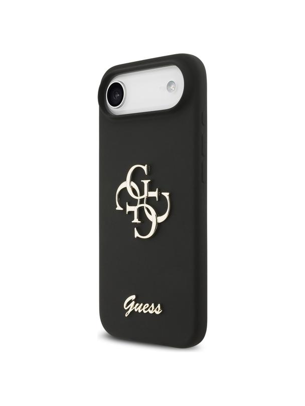 GUESS futerał do IPHONE 17 Air GUHCP17MSC4GSMK (Silicone W/ Big 4G Script) czarny
