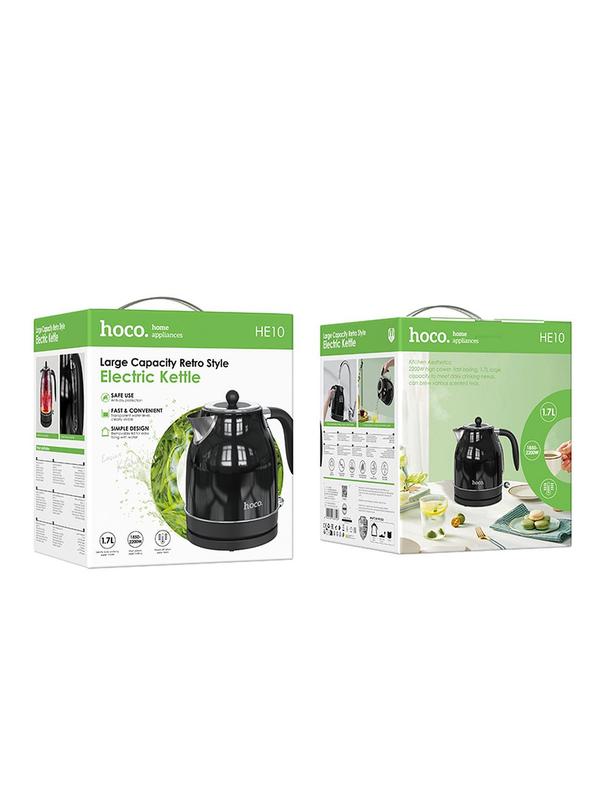 Czajnik elektryczny Hoco w stylu retro 1,7L HE10 czarny