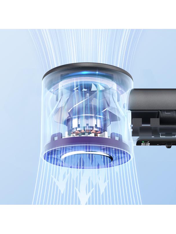 Wentylator / wiatrak przenośny z wyświetlaczem LLD-F88 szary