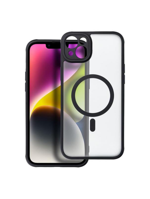 Futerał FULL MATTE MAG COVER kompatybilny z MagSafe do IPHONE 14 Plus czarny