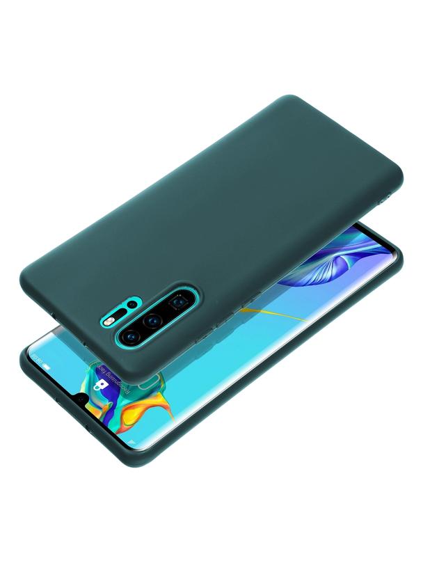 Futerał MATT do HUAWEI P30 Pro ciemnozielony