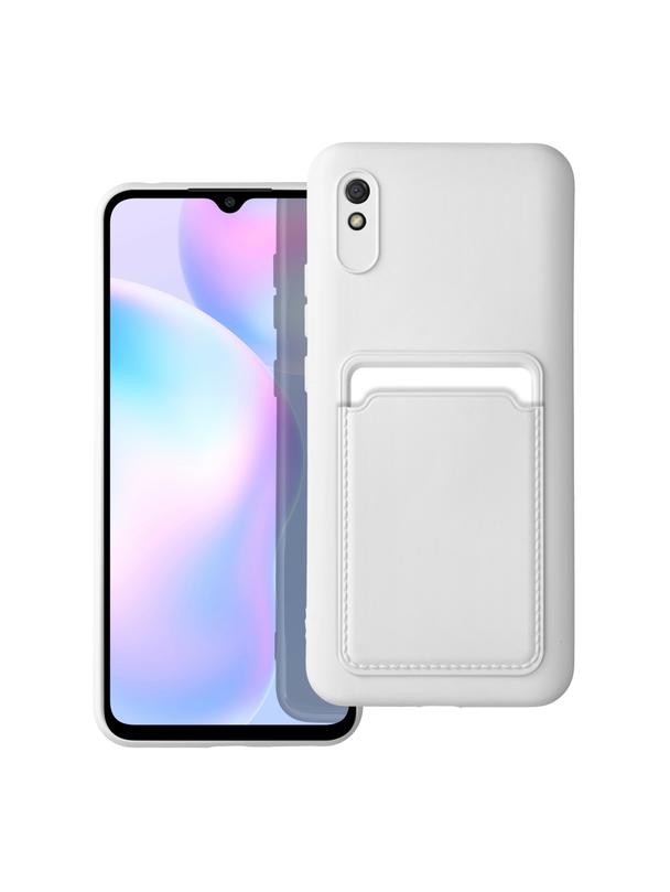 Futerał CARD CASE do XIAOMI Redmi 9A / 9AT biały