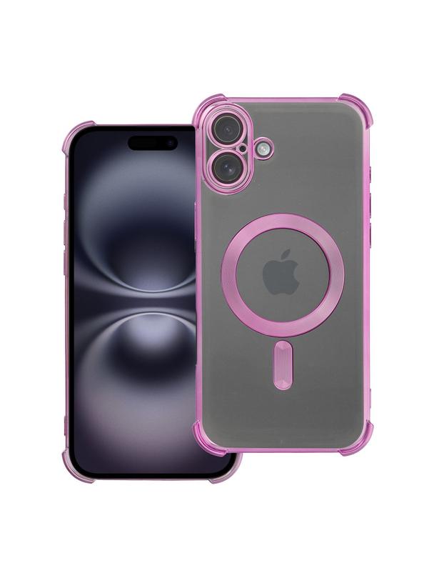 Futerał ANTISHOCK ELECTRO do IPHONE 16 Plus kompatybilny z MagSafe purpurowy