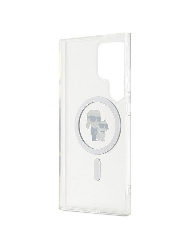 KARL LAGERFELD futerał do SAMSUNG S24 Ultra KLHMS24LHGKCNOT (MAGSAFE IML KC) transparentny