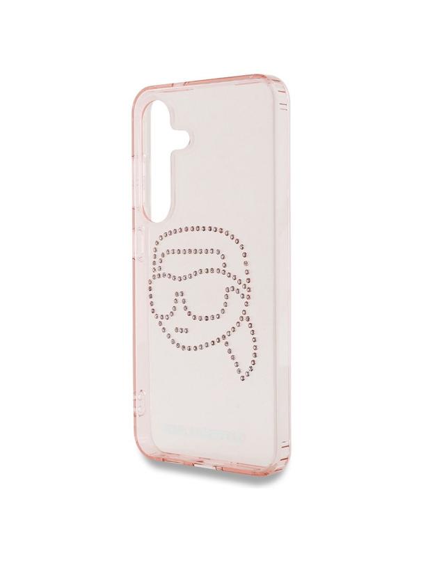 KARL LAGERFELD futerał do SAMSUNG S25 KLHCS25SHKHDCELP (IML Rhinestones K Head) różowy