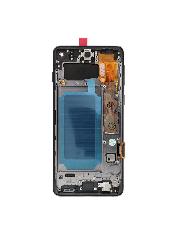 FixCell wyświetlacz LCD do SAMSUNG S10 G973 z ramką czarny (odnowiony)