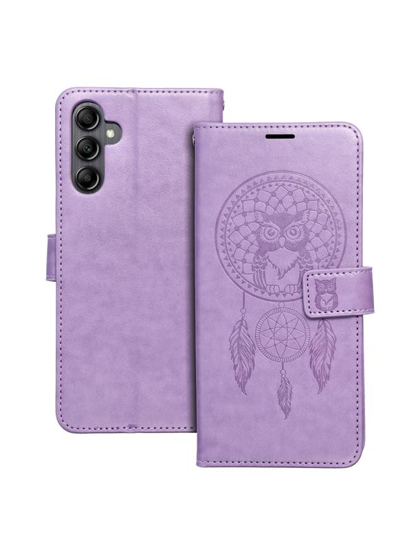Kabura MEZZO Book do SAMSUNG A14 4G / A14 5G  łapacz snów fioletowy