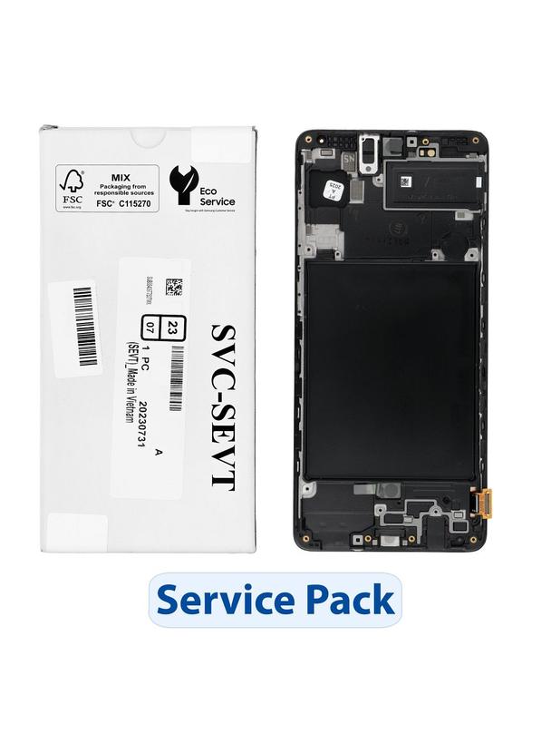 ServicePack Wyświetlacz LCD do SAMSUNG A71 A715F GH82-22248A