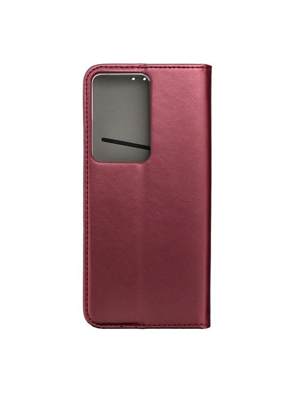 Kabura SMART MAGNETO do OPPO A5 4G / A5 5G burgundowy