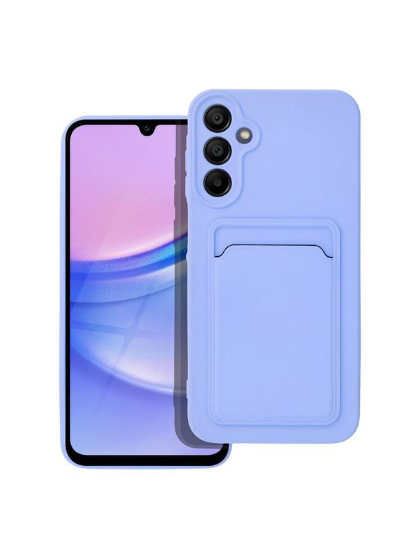 Futerał CARD CASE do SAMSUNG A15 5G / A15 4G fioletowy