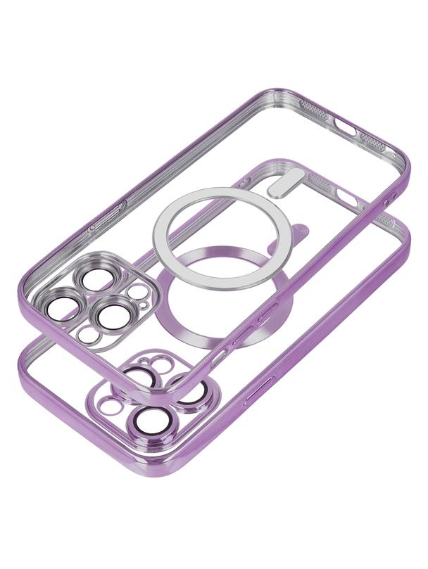 Futerał ELECTRO MAG COVER kompatybilny z MagSafe do IPHONE 13 Pro fioletowy