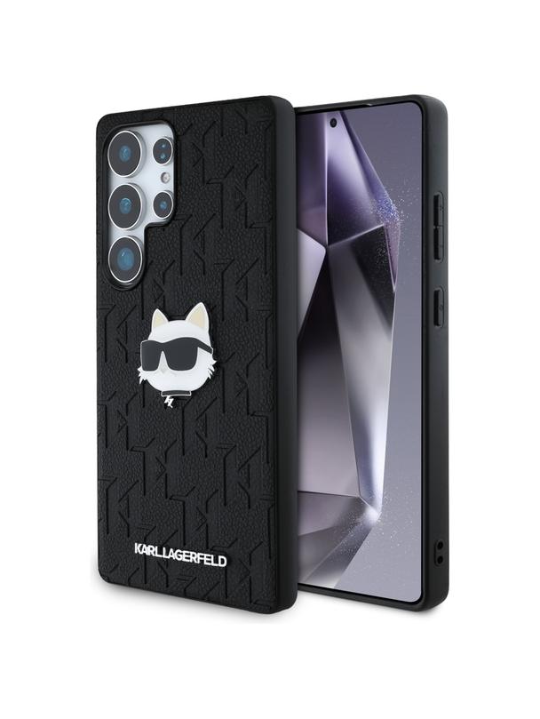 KARL LAGERFELD futerał do SAMSUNG S25 Ultra KLHCS25LPGKLCHPK (PU Monogram Choupette Head Pin) czarny