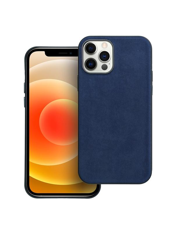 Futerał WOVEN MAG COVER kompatybilny z MagSafe do IPHONE 12 / 12 Pro niebieski