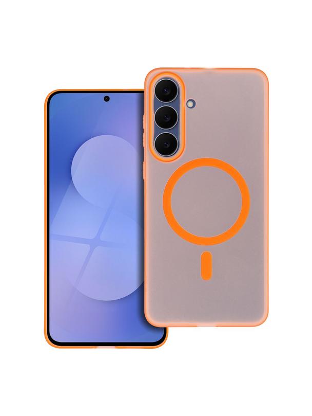 Futerał GO ORANGE kompatybilny z MagSafe do HONOR 400 pomarańczowy