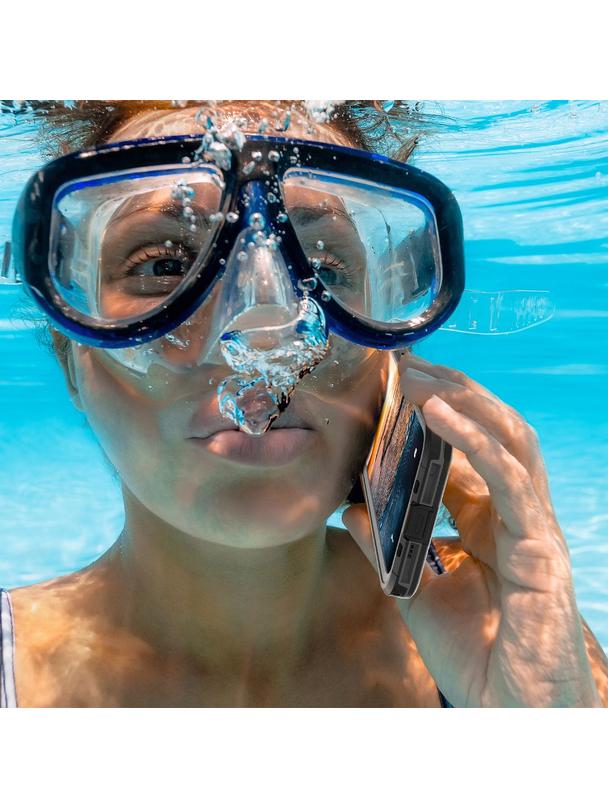 Futerał wodoodporny SHELLBOX DOT kompatybilny z MagSafe do IPHONE 15 Plus czarny