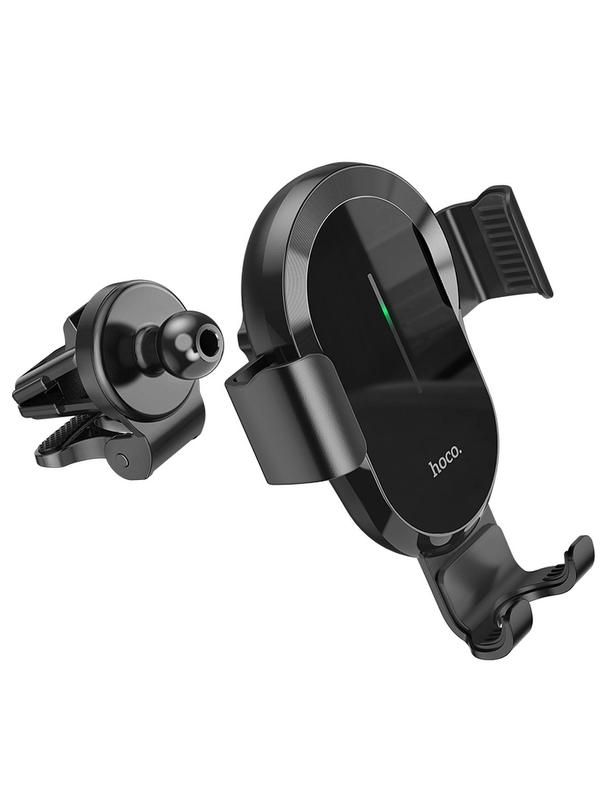 Uchwyt na telefon do samochodu indukcyjny Hoco 15 W do kratki CA105 czarny
