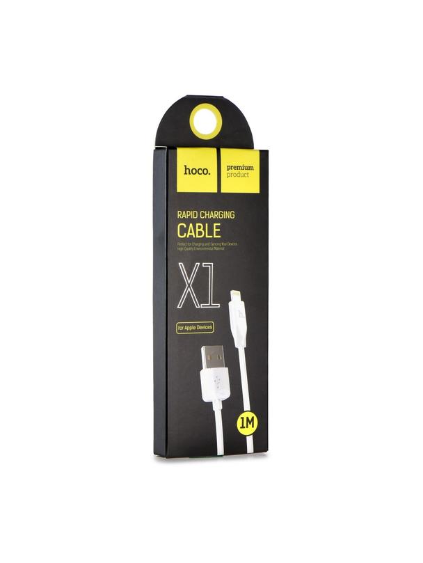 Kabel USB A do Lightning Hoco 2,1A 1 m X1 biały