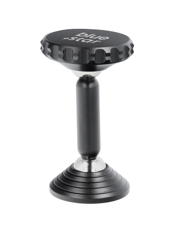 Uchwyt na telefon do samochodu magnetyczny Blue Star Long Stick do deski czarny