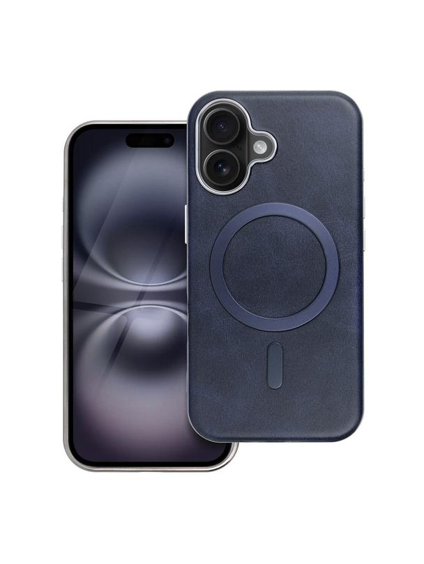 Futerał GENTLEMAN MAG COVER kompatybilny z MagSafe do IPHONE 14 granatowy