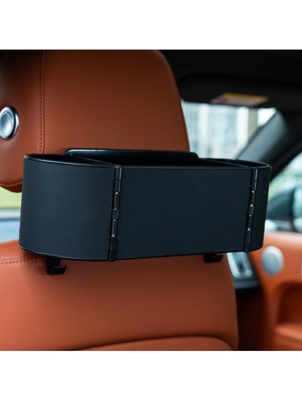 Pojemnik zawieszany na tył fotela przedniego czarny