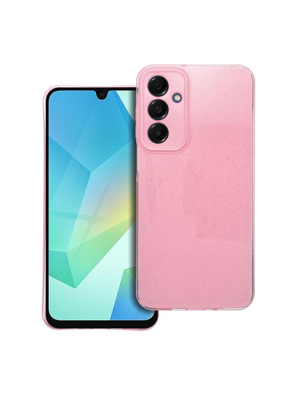 Futerał CLEAR CASE 2 mm BLINK do SAMSUNG A16 5G / A16 4G różowy