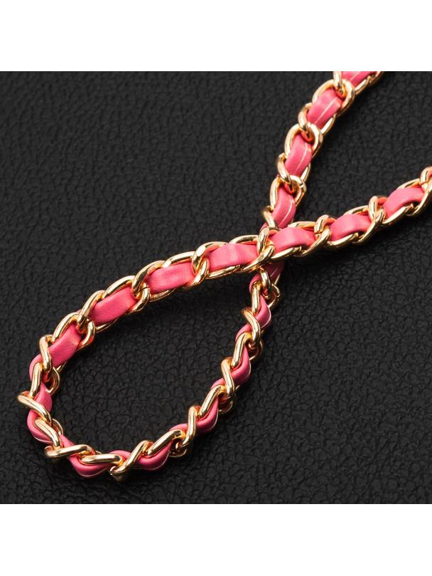 Łańcuch / Smycz z uchwytem GLAMOUR wszystkie modele max 80mm szer. RÓŻOWY