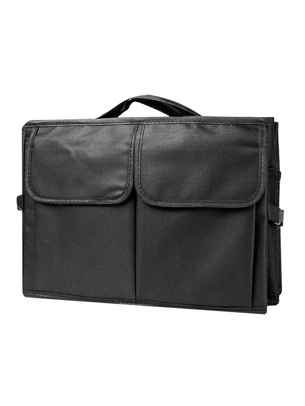 Składany pojemnik organizer do bagażnika samochodowego (materiał Oxford) czarny