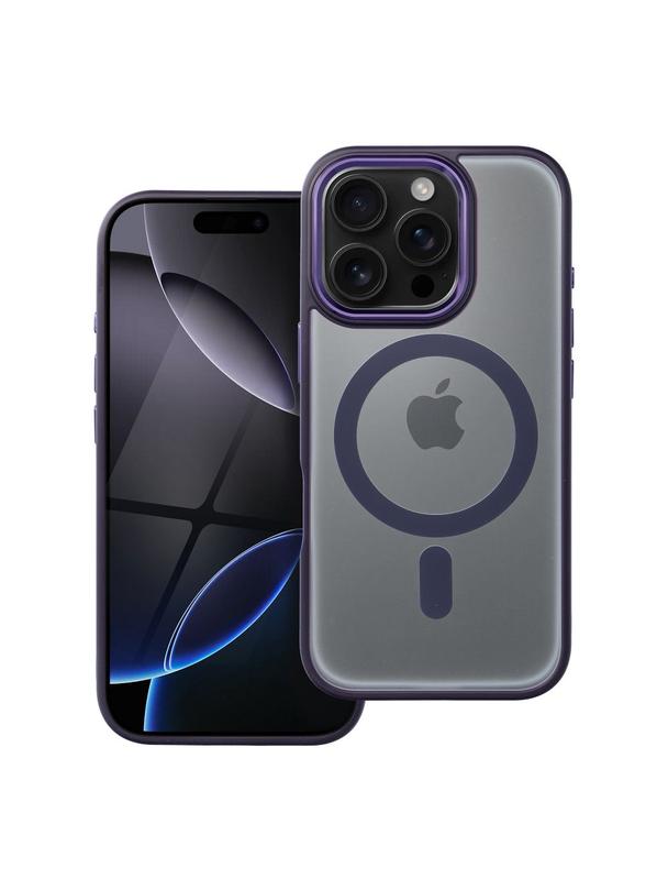 Futerał MATTE MAG COVER kompatybilny z MagSafe do IPHONE 16 Pro fioletowy