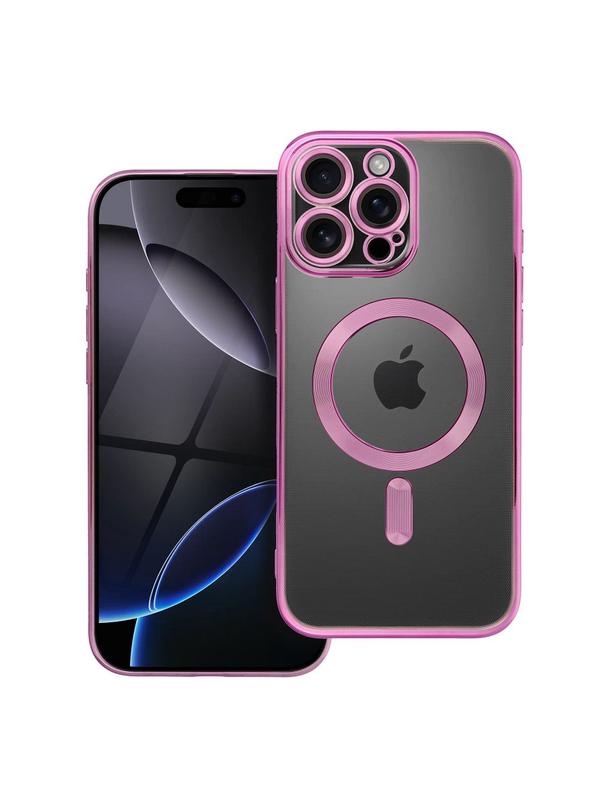 Futerał ELECTRO MAG COVER kompatybilny z MagSafe do IPHONE 16 Pro Max różowy