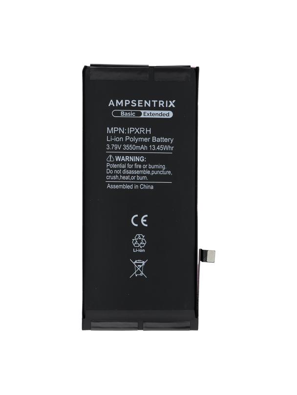 AmpSentrix Basic bateria do iPhone XR (zwiększona pojemność 3550 mAh)