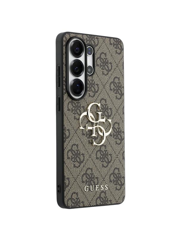 GUESS futerał do SAMSUNG S26 Ultra GUHCS26L4GMGBR (4G Big Metal Logo) brązowy